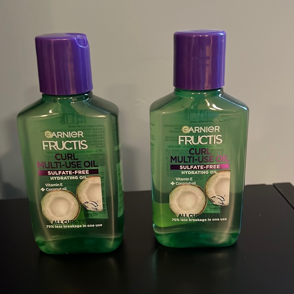 Garnier Fructis Curl Multi Use Oil 2 NEW bottles